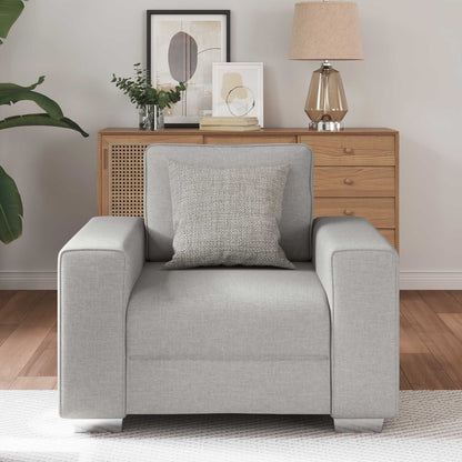 Divano con cuscino Grigio nuvola 100 x 77 x 82 cm Tessuto