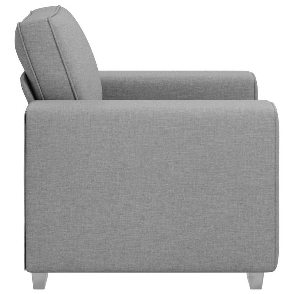 Divano con cuscino Grigio nuvola 100 x 77 x 82 cm Tessuto
