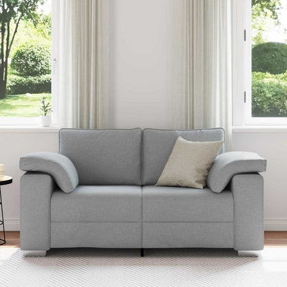 Divano con cuscino Grigio chiaro 160 x 77 x 82 cm Tessuto