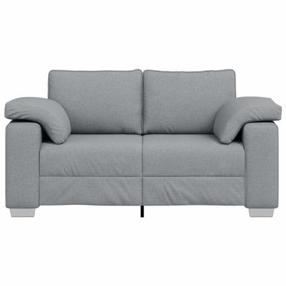 Divano con cuscino Grigio chiaro 160 x 77 x 82 cm Tessuto