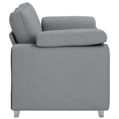 Divano con cuscino Grigio chiaro 160 x 77 x 82 cm Tessuto