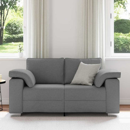 Divano con cuscino Grigio scuro 160 x 77 x 82 cm Tessuto