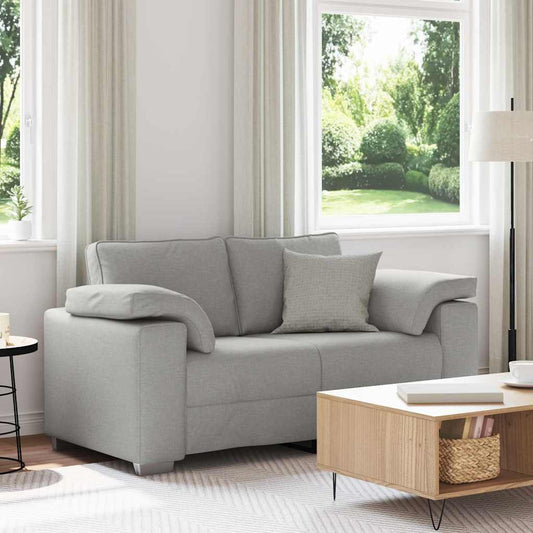 Divano con cuscino Grigio nuvola 160 x 77 x 82 cm Tessuto