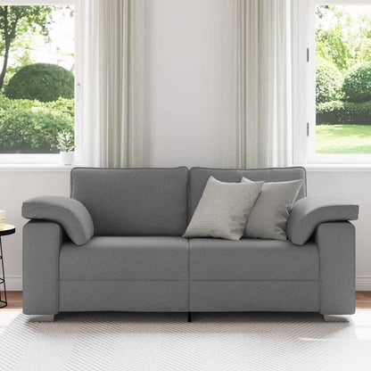 Divano con cuscino Grigio scuro 180 x 77 x 82 cm Tessuto - homemem39