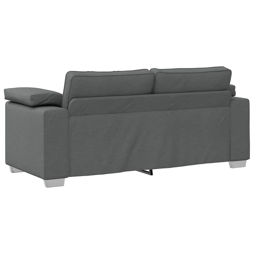 Divano con cuscino Grigio scuro 180 x 77 x 82 cm Tessuto - homemem39