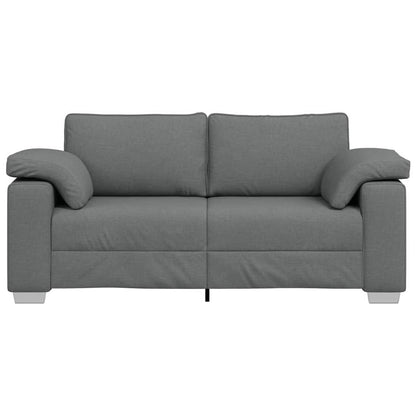Divano con cuscino Grigio scuro 180 x 77 x 82 cm Tessuto - homemem39