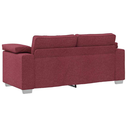 Divano con cuscino Rosso vino 180 x 77 x 82 cm Tessuto