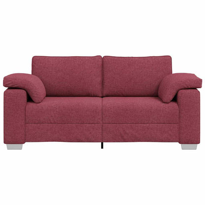Divano con cuscino Rosso vino 180 x 77 x 82 cm Tessuto