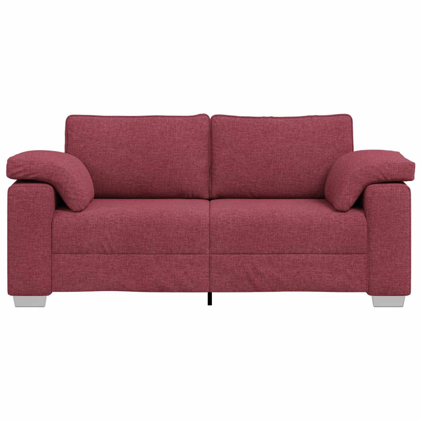 Divano a due posti Rosso Vino 180 cm Tessuto | homemem39