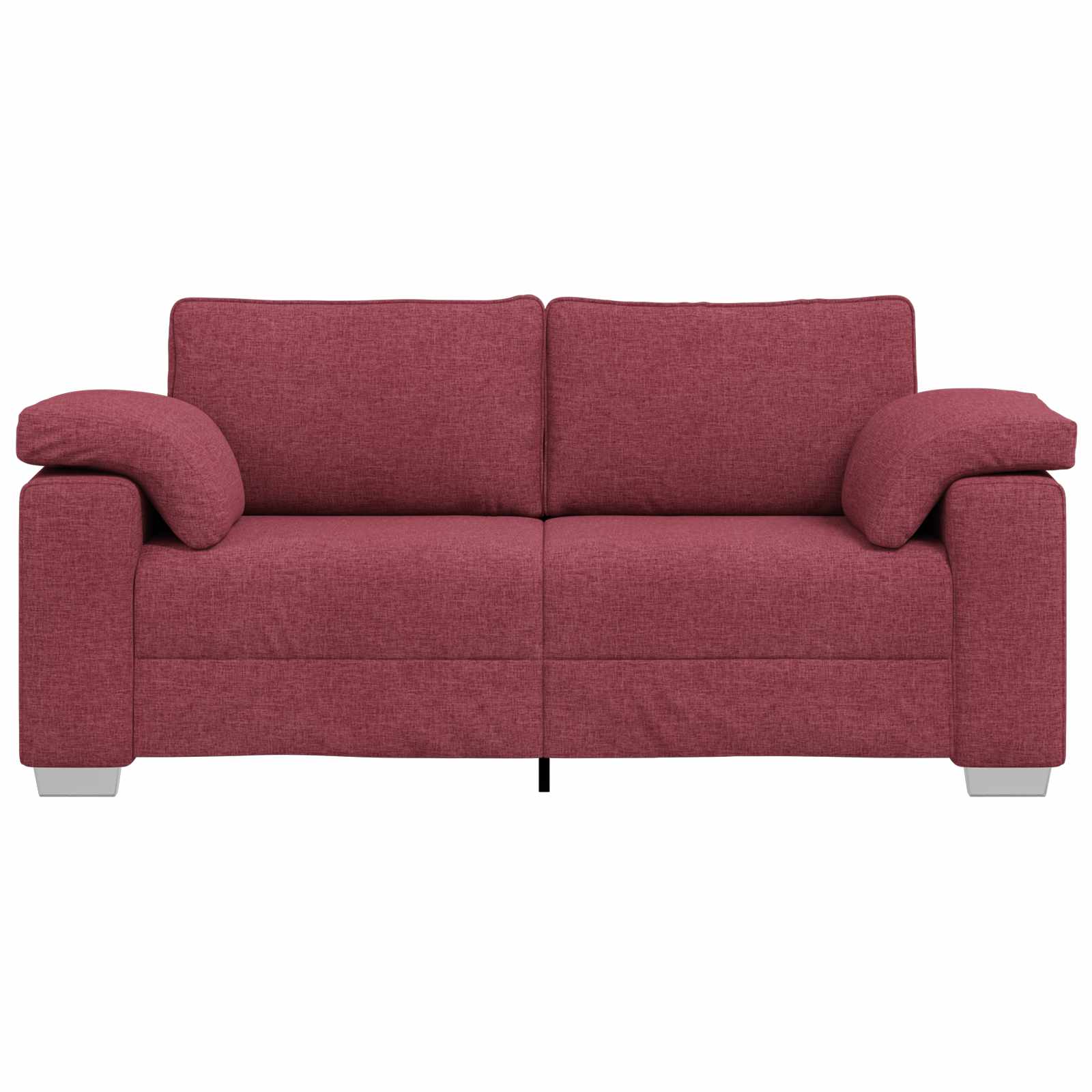 Divano a due posti Rosso Vino 180 cm Tessuto | homemem39