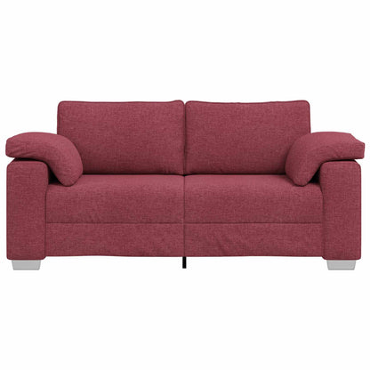 Divano a due posti Rosso Vino 180 cm Tessuto | homemem39