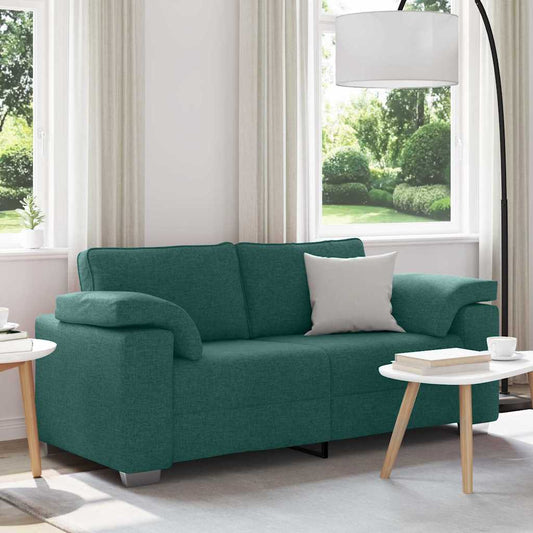 Divano con cuscino Verde scuro 180 x 77 x 82 cm Tessuto