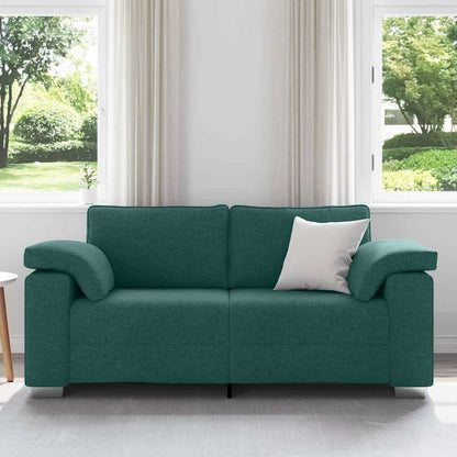 Divano con cuscino Verde scuro 180 x 77 x 82 cm Tessuto