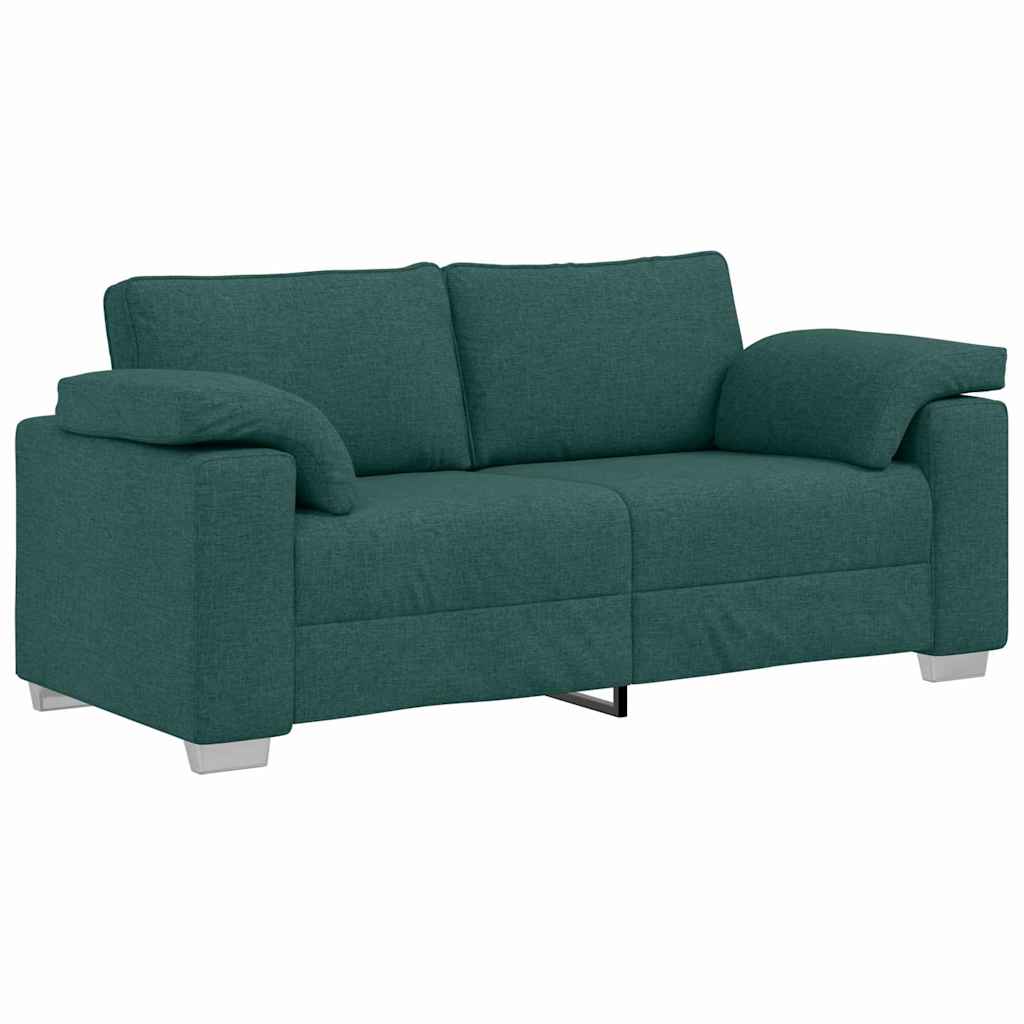 Divano con cuscino Verde scuro 180 x 77 x 82 cm Tessuto