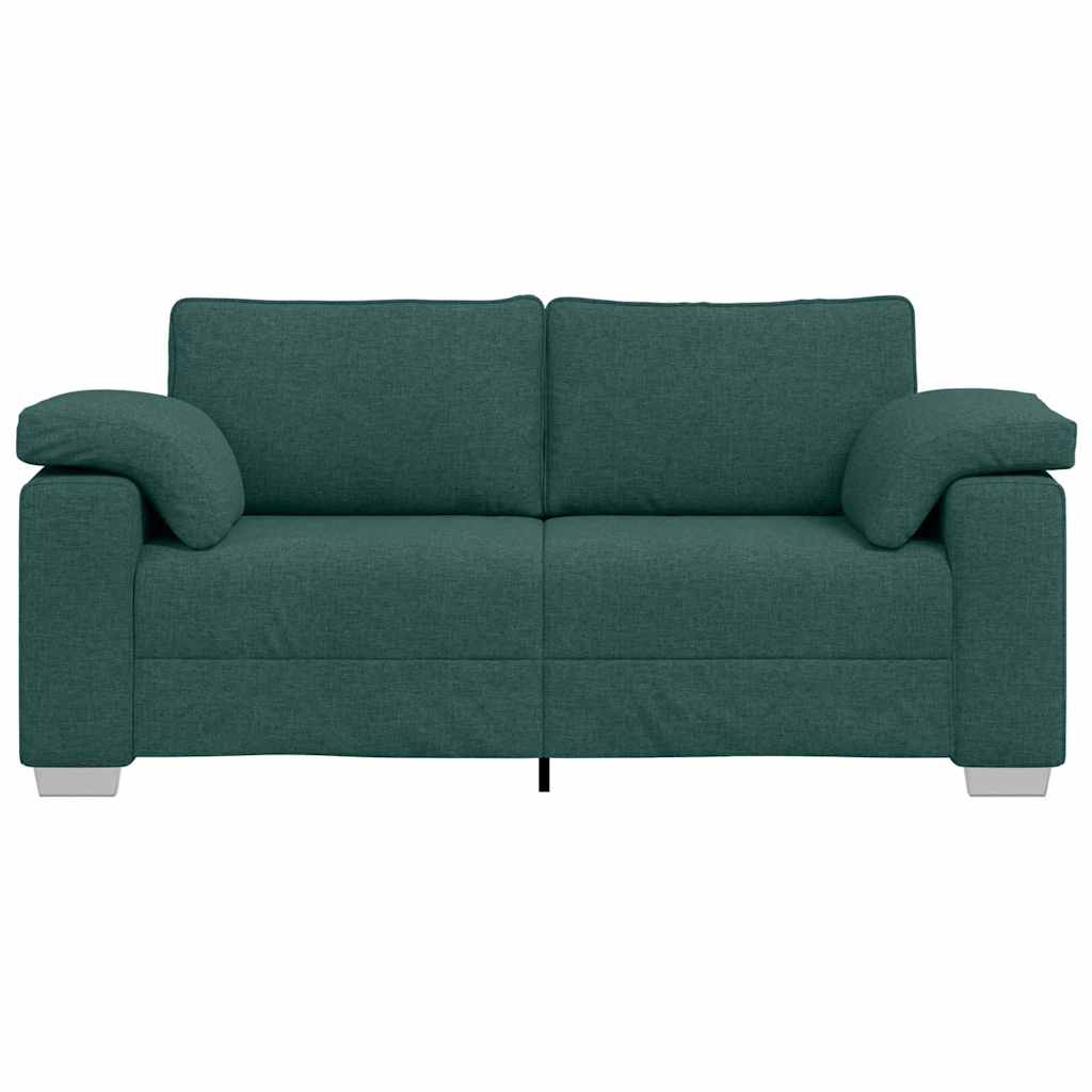 Divano con cuscino Verde scuro 180 x 77 x 82 cm Tessuto