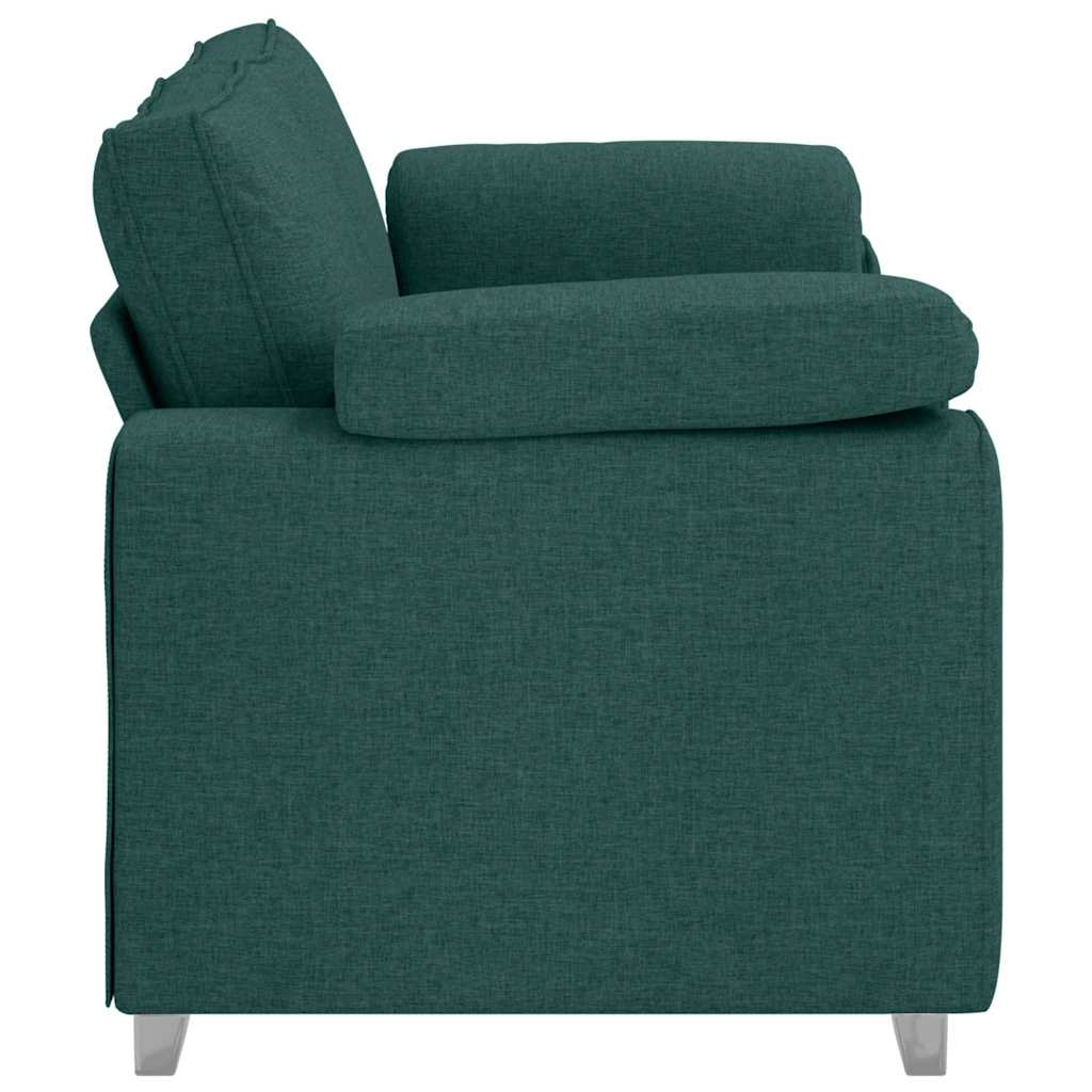 Divano con cuscino Verde scuro 180 x 77 x 82 cm Tessuto
