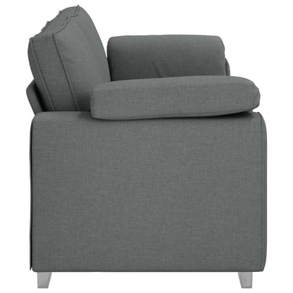 Divano con cuscino Grigio scuro 219 x 77 x 82 cm Tessuto