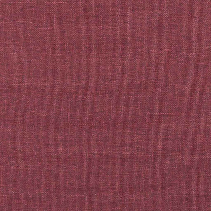 Divano con cuscino Rosso vino 219 x 77 x 82 cm Tessuto