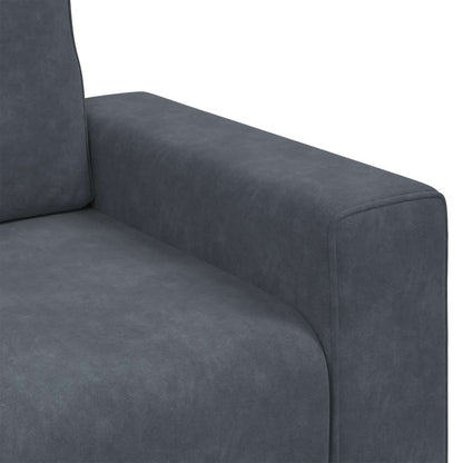 Divano Sedia Grigio Scuro 100x77x82 cm Velluto | homemem39