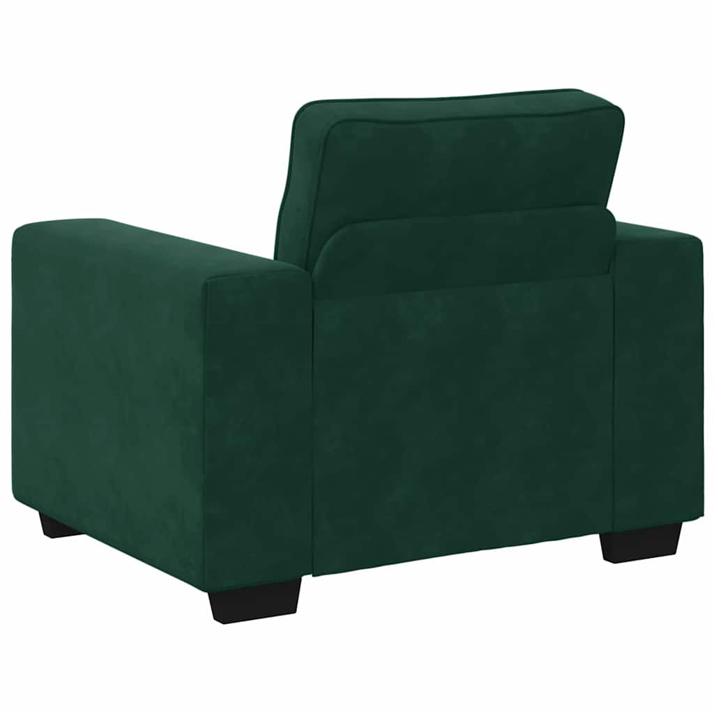 Divano Sedia Verde Scuro 100x77x82 cm Velluto | homemem39