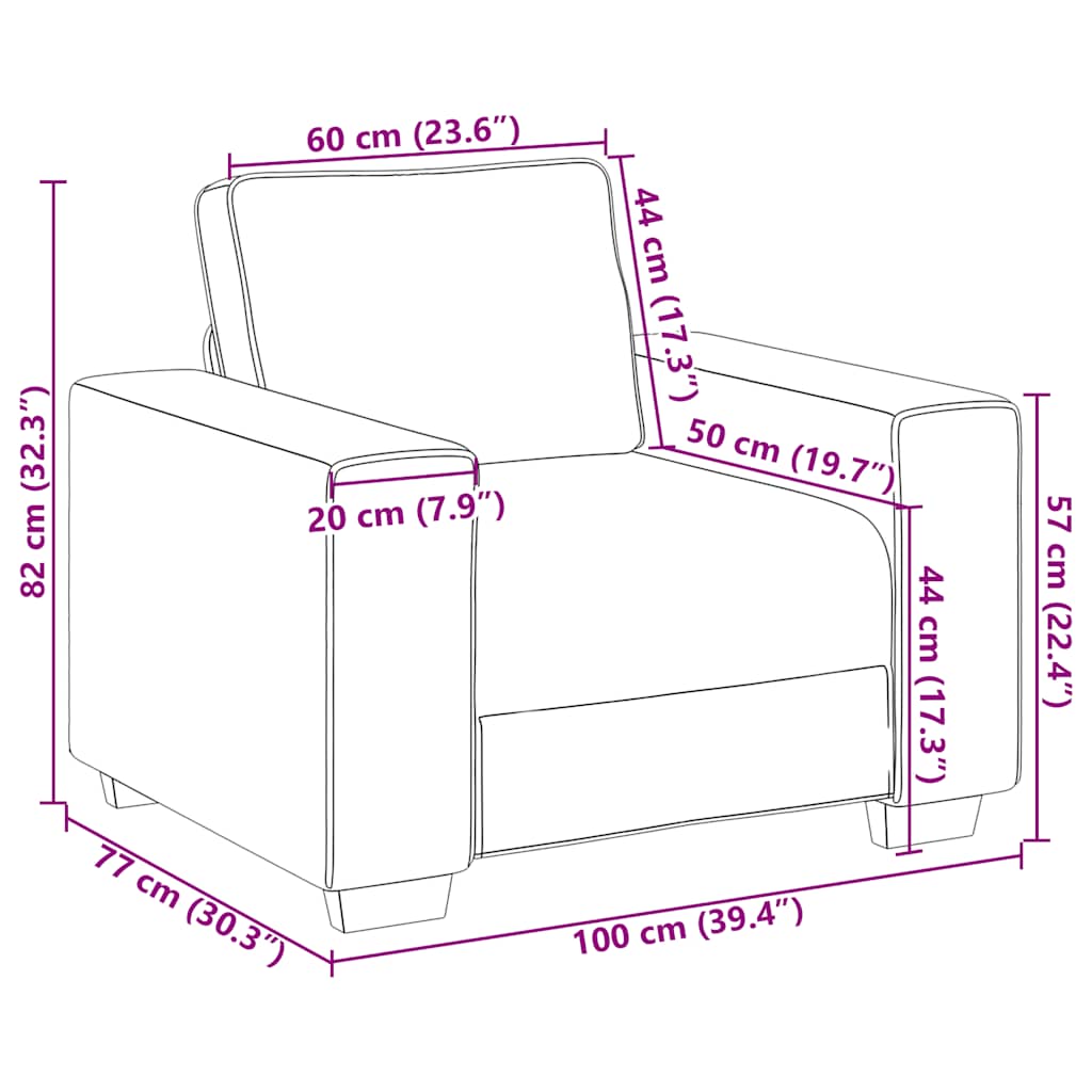 Divano Sedia Verde Scuro 100x77x82 cm Velluto | homemem39