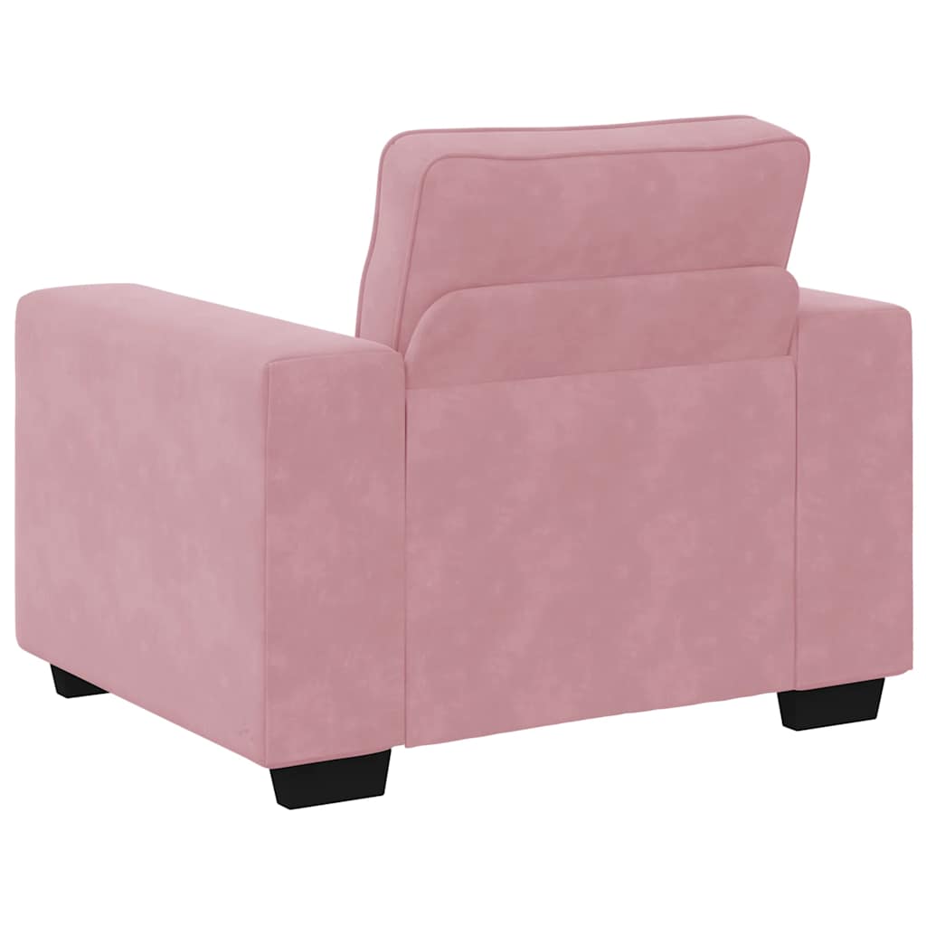 Divano Sedia Rosa 60 cm Velluto - homemem39