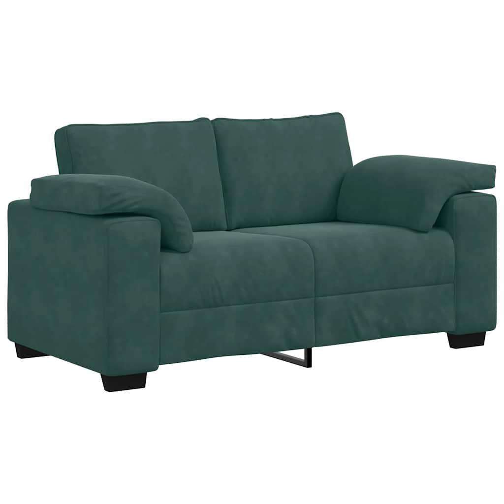 Divano Divanetto Verde Scuro 120 cm Velluto - homemem39