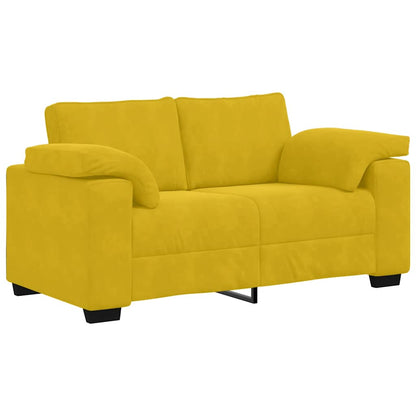 Divano Divanetto Giallo 160x77x82 cm in Velluto | homemem39