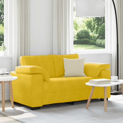 Divano Divanetto Giallo 160x77x82 cm in Velluto | homemem39