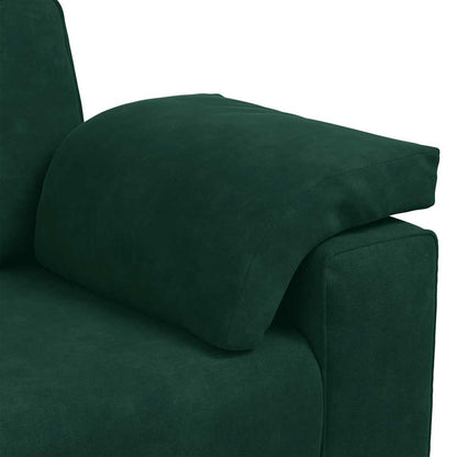 Divano Divanetto Verde Scuro 180x77x82 cm in Velluto | homemem39