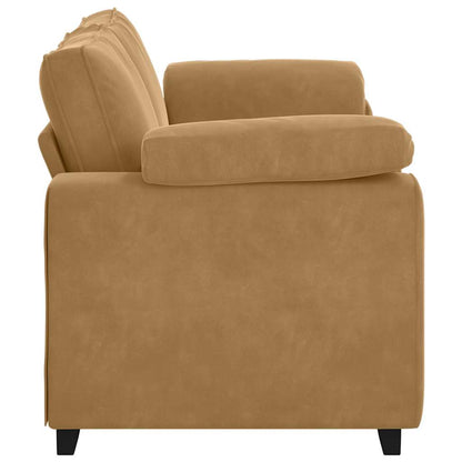 Divano Divanetto Marrone 140 cm in Velluto - homemem39