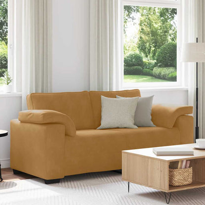 Divano Divanetto Marrone 180x77x82 cm in Velluto | homemem39