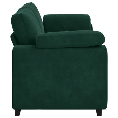 Divano a 3 Posti Verde Scuro 220x77x82 cm in Velluto | homemem39