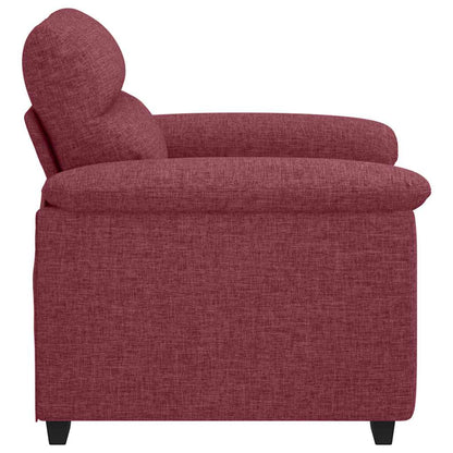 Poltrona Rosso Vino 100x81x84 cm in Tessuto | homemem39