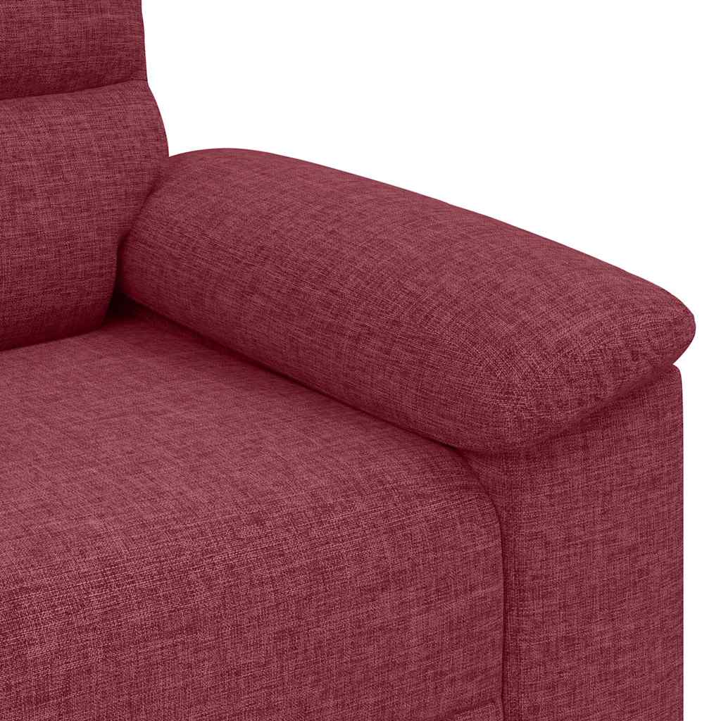 Poltrona Rosso Vino 100x81x84 cm in Tessuto | homemem39
