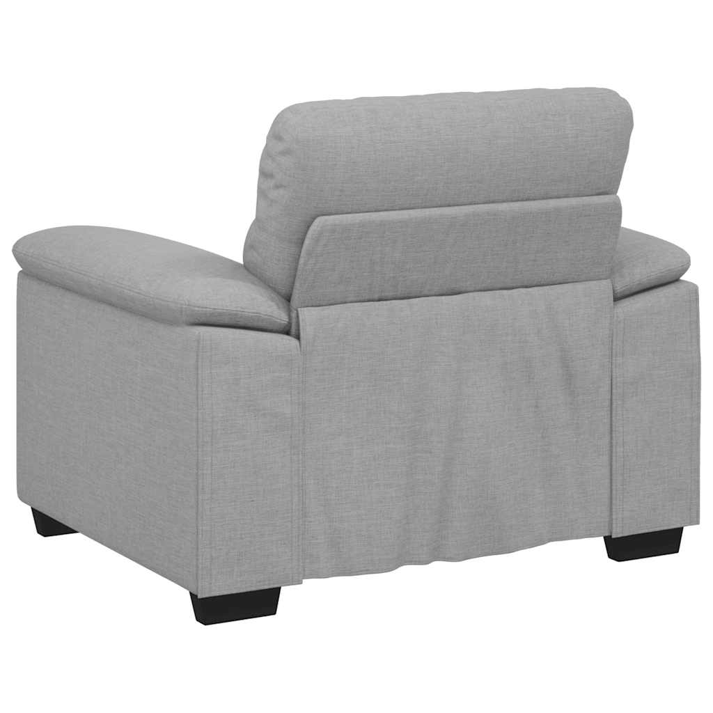 Divano Sedia Grigio Nuvola 100x81x84 cm in Tessuto | homemem39