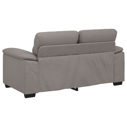 Divano a 2 Posti Tortora 160x81x84 cm in Tessuto | homemem39