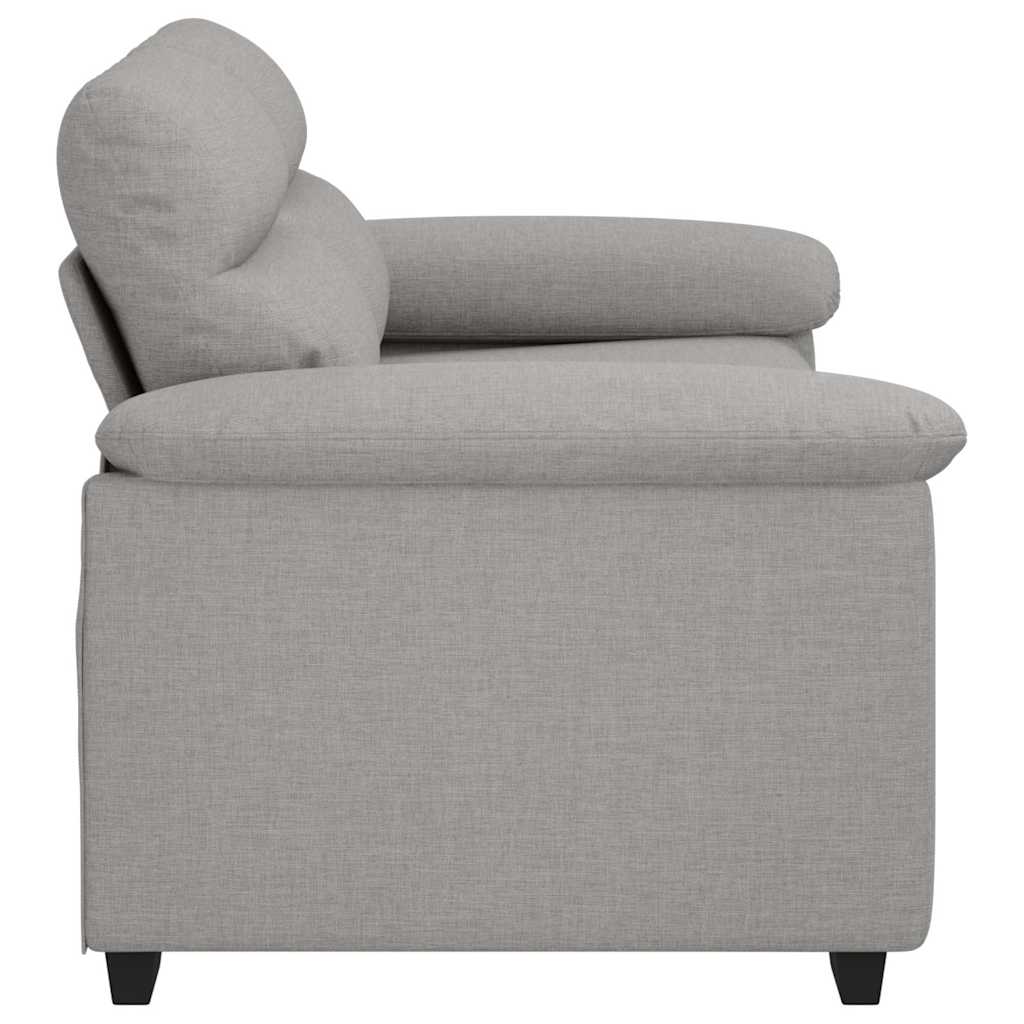 Divano a 2 Posti Grigio Nuvola 160x81x84 cm in Tessuto | homemem39