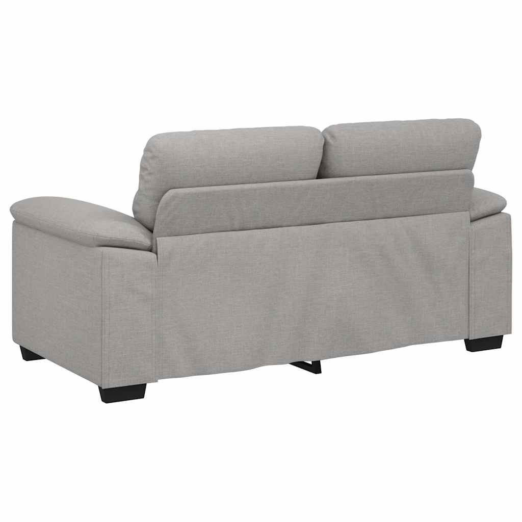 Divano a 2 Posti Grigio Nuvola 160x81x84 cm in Tessuto | homemem39