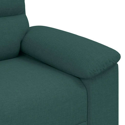 Divano a 2 Posti Verde Scuro 180x81x84 cm in Tessuto | homemem39