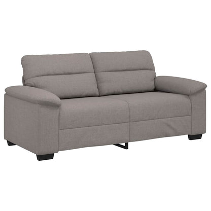 Divano a 2 Posti Tortora 180x81x84 cm in Tessuto | homemem39