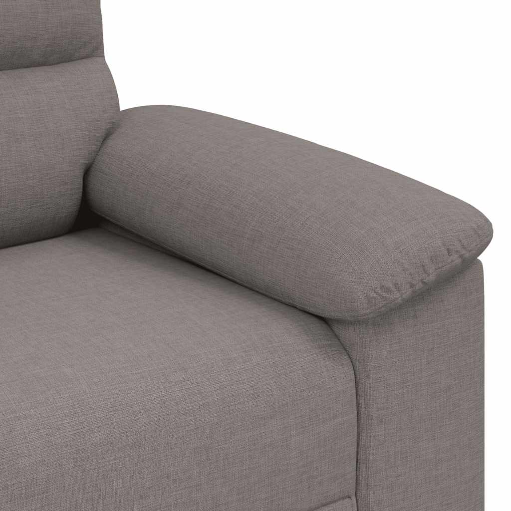 Divano a 2 Posti Tortora 180x81x84 cm in Tessuto | homemem39