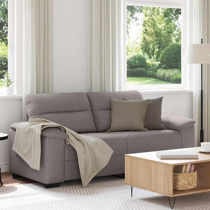 Divano a 2 Posti Tortora 180x81x84 cm in Tessuto | homemem39