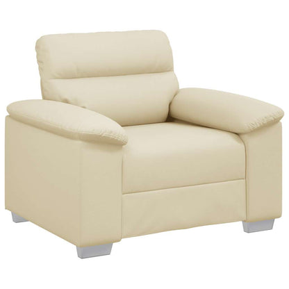 Poltrona Crema 60 cm in Similpelle - homemem39