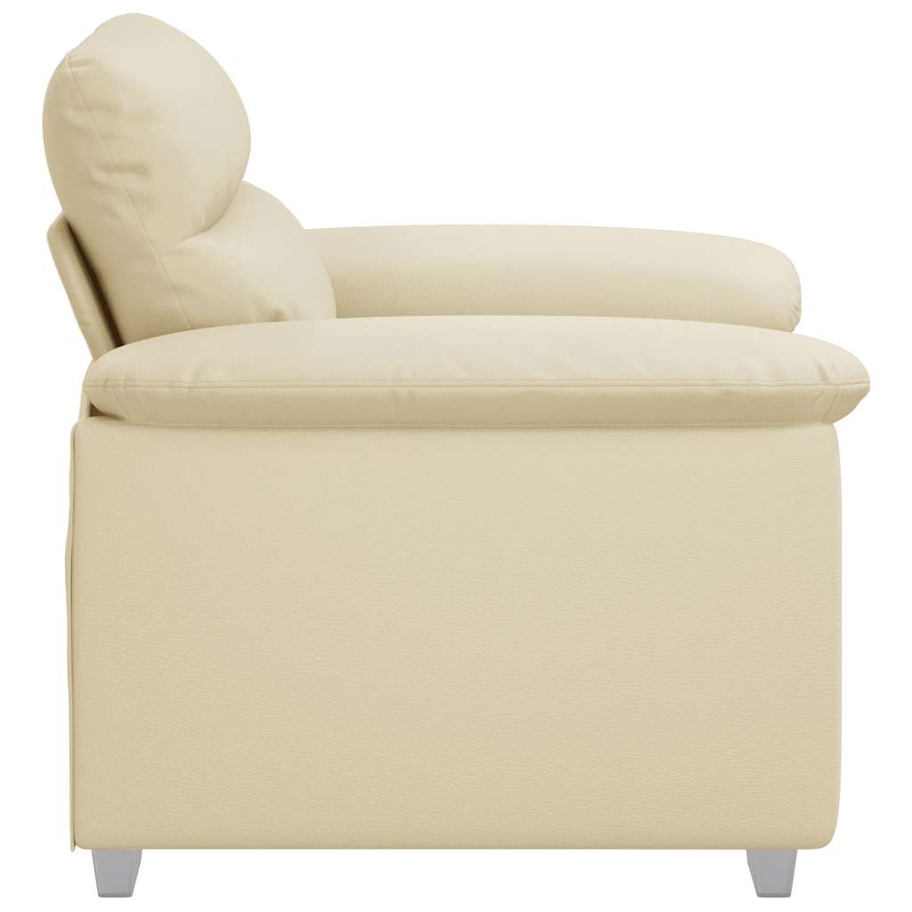 Poltrona Crema 60 cm in Similpelle - homemem39