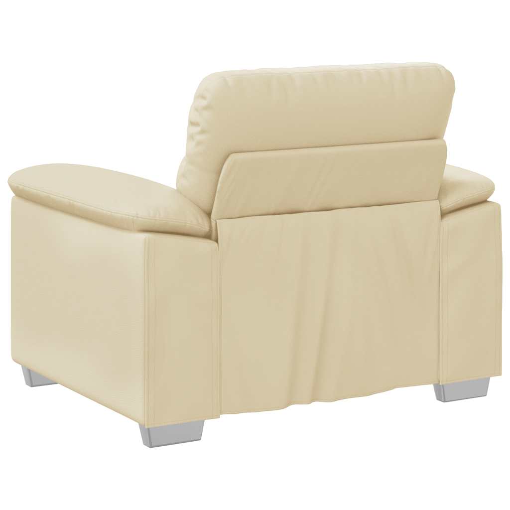 Poltrona Crema 60 cm in Similpelle - homemem39