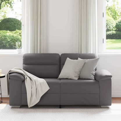 Divano a 2 posti Grigio 160x81x84 cm in Similpelle | homemem39