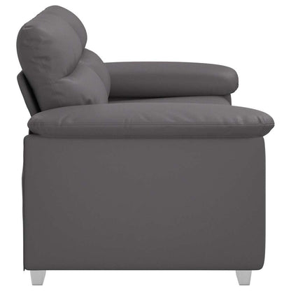 Divano a 2 posti Grigio 160x81x84 cm in Similpelle | homemem39