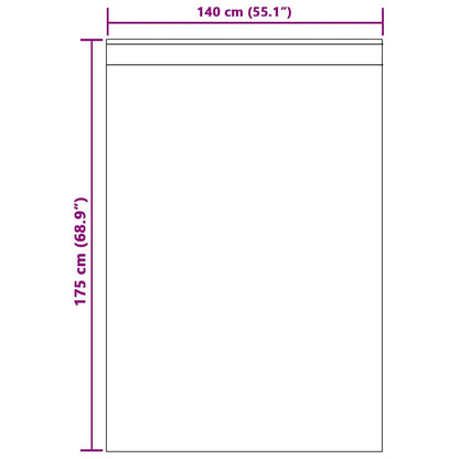 Tende oscuranti 2 pcs Nero 140 x 175 cm Velluto