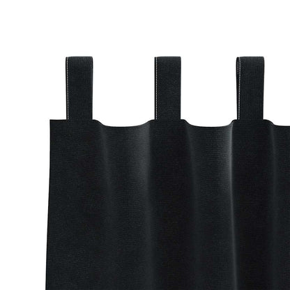 Tende oscuranti 2 pcs Nero 140 x 260 cm Velluto | homemem39